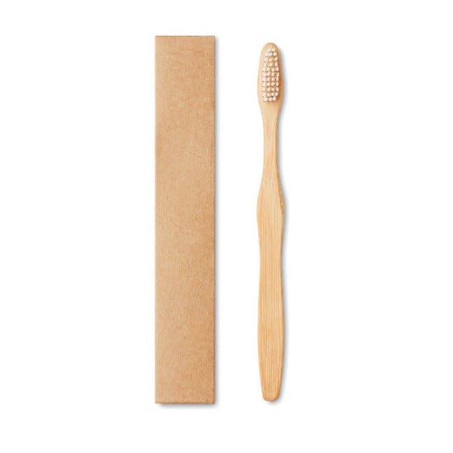Brosse à dents en bambou personnalisable 