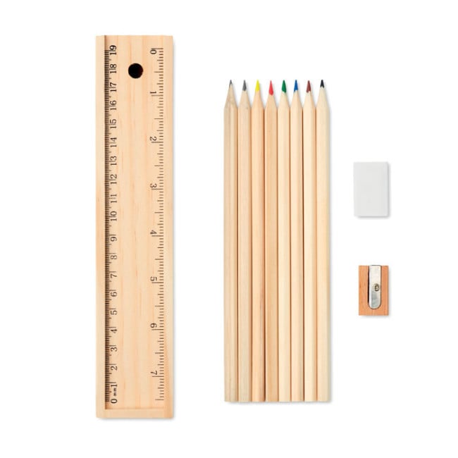 Set de crayon en bois Todo 