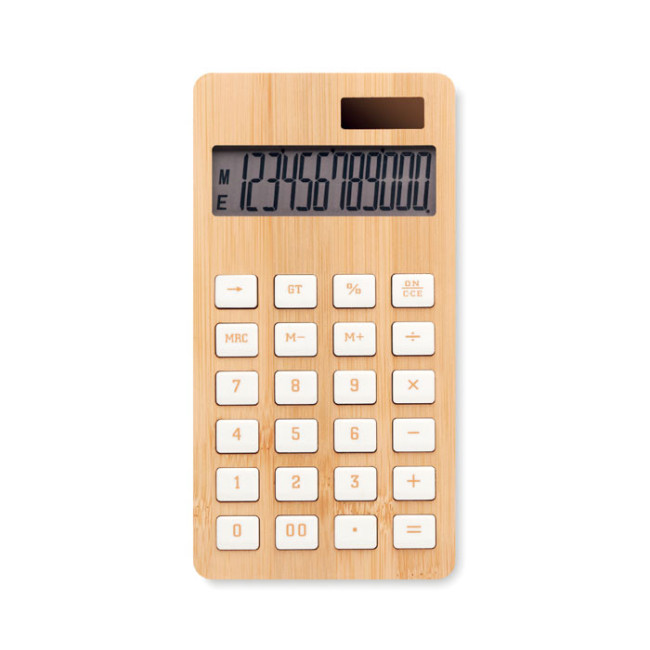 Calculatrice personnalisée bambou 