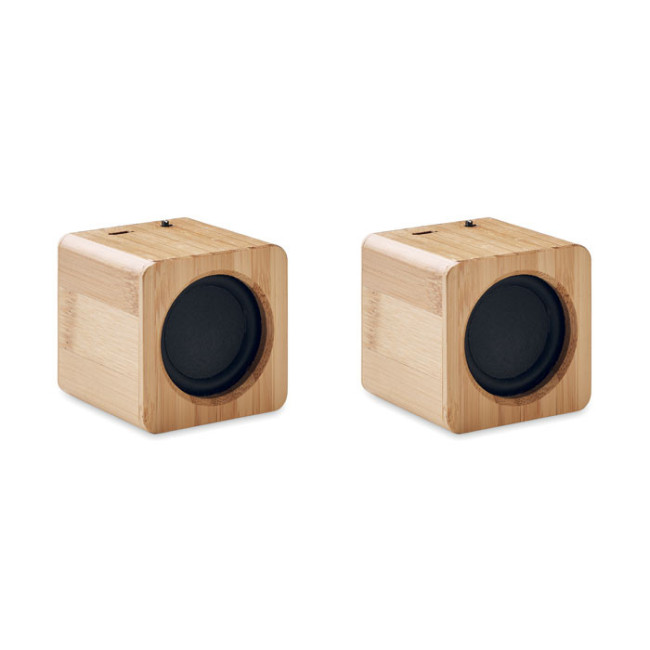 Lot de 2 haut-parleurs publicitaire Audio Set 