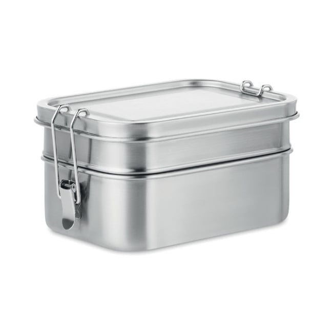 Lunch box acier personnalisable double 