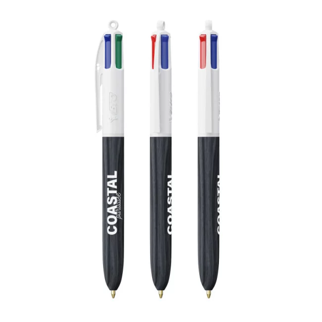 Stylo BIC ® 4 Couleurs Wood Style 