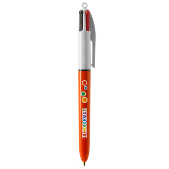 Stylo BIC ® 4 Couleurs Edition Fine Lanyard 