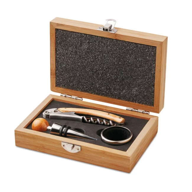 Coffret Vin Personnalisable Bambou 