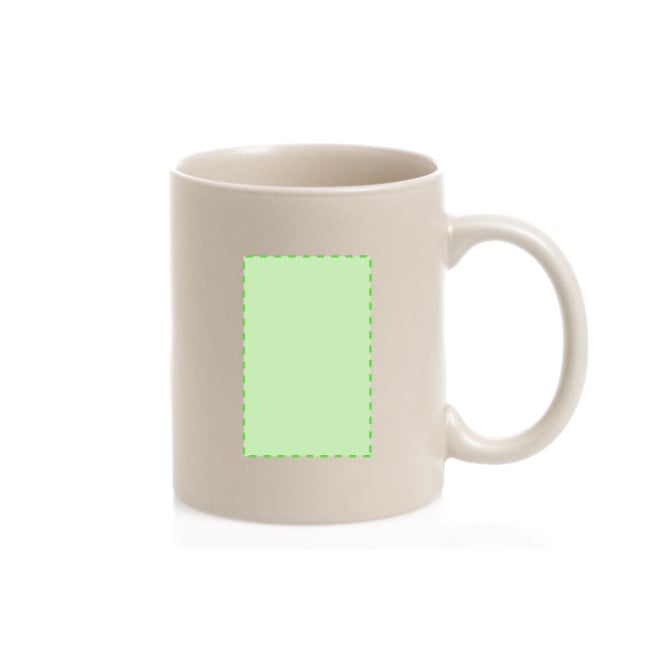 Mug en céramique mat Malik 370 ml 