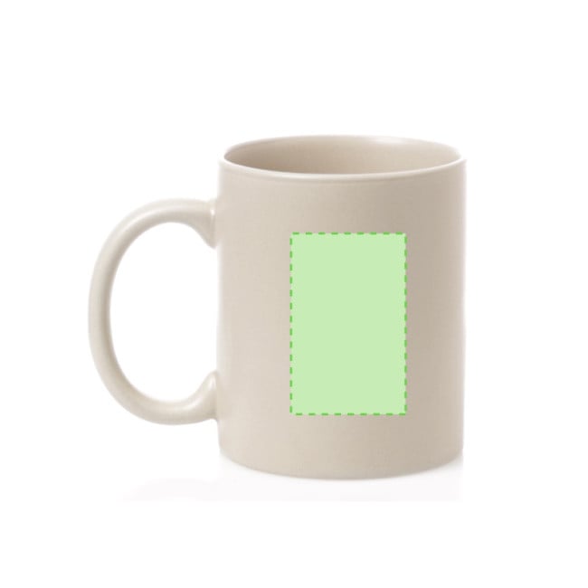 Mug en céramique mat Malik 370 ml 