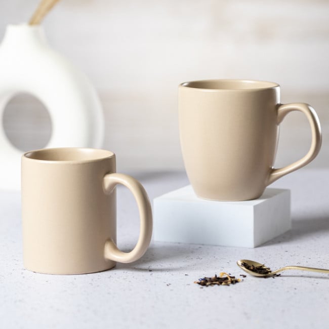 Mug en céramique mat Malik 370 ml 