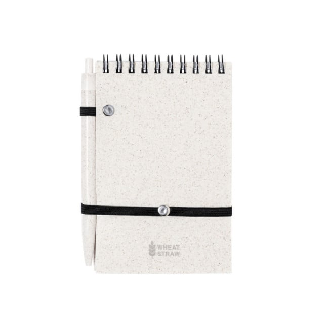 Cahier publicitaire avec stylo Fanny 