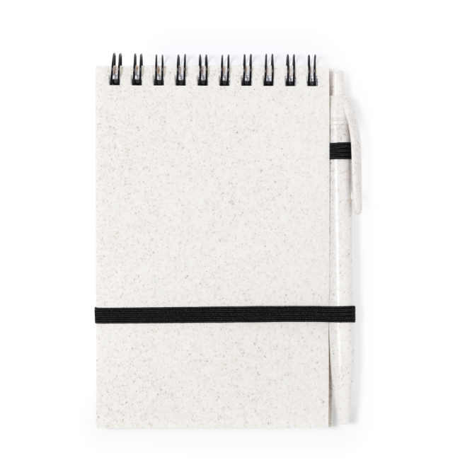 Cahier publicitaire avec stylo Fanny 